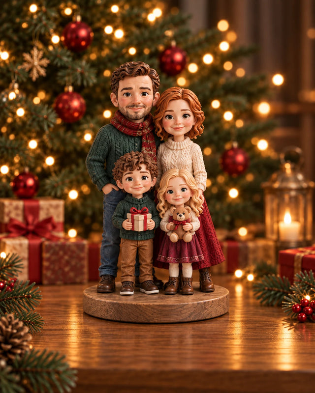 Weihnachtsfigur – KI-Designillustration