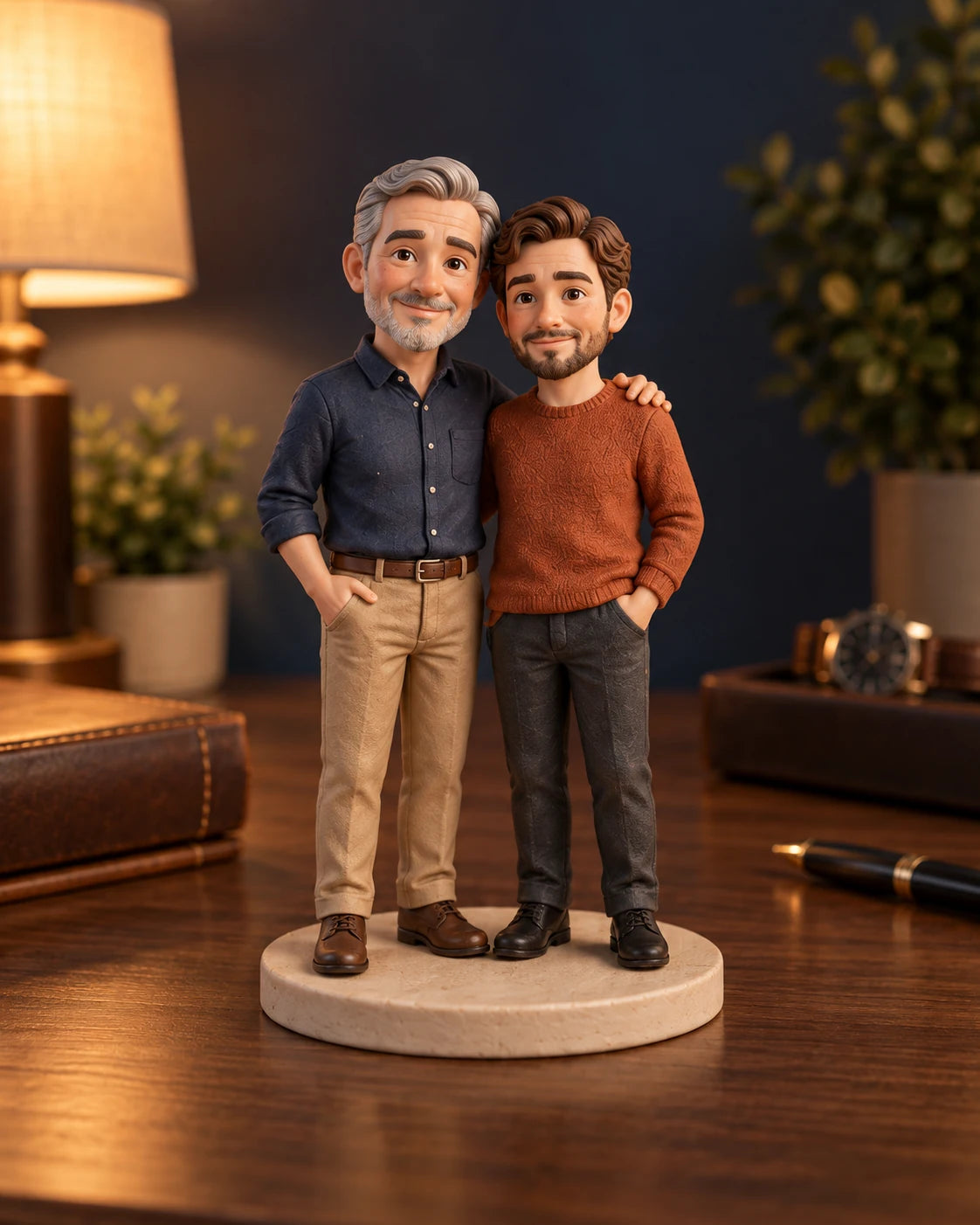 Father’s Day — custom figurine design illustration