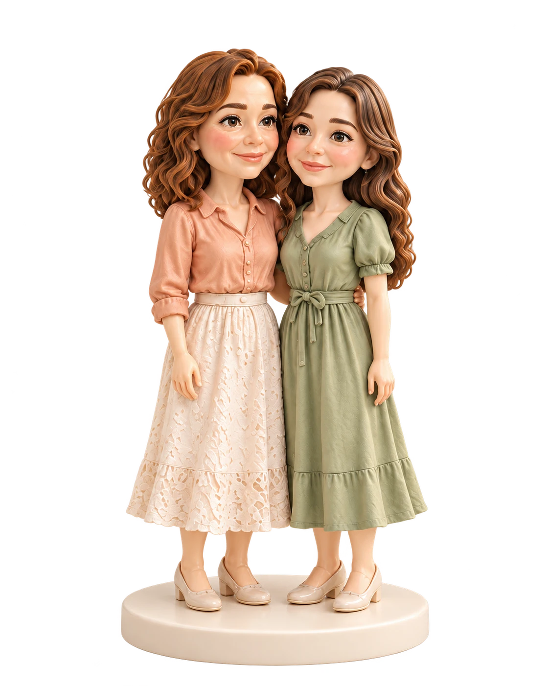 Mother’s Day illustrated standard figure on a simple base