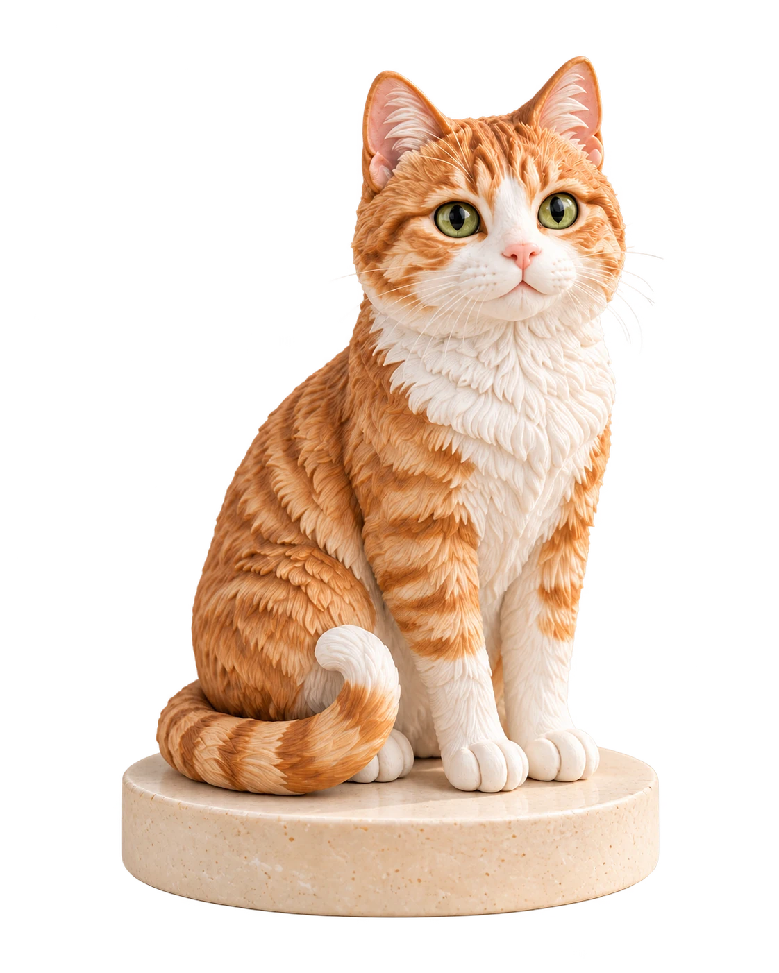 Amoureux des animaux : illustration d’une figurine standard sur un socle simple