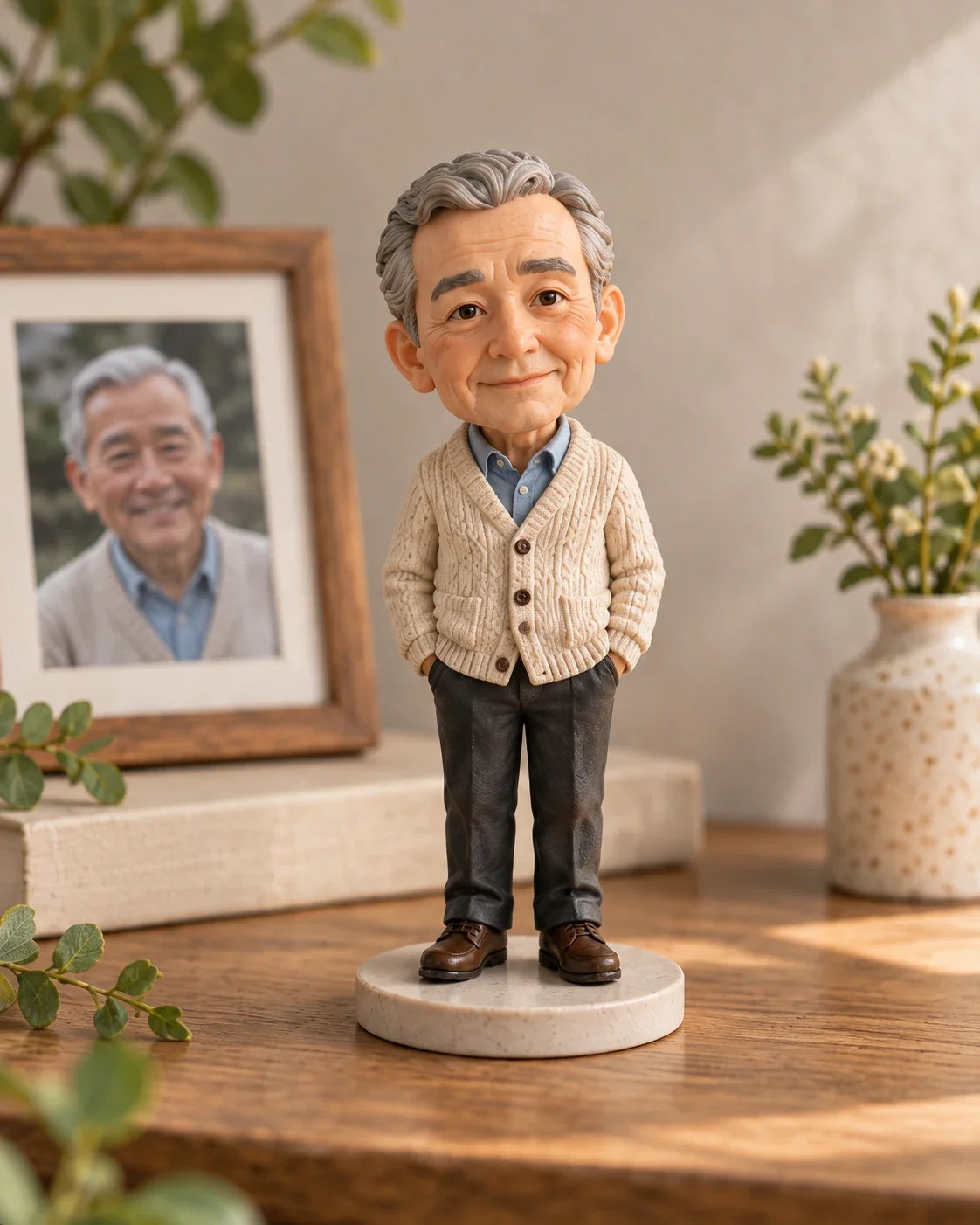 Remembrance figure design with 1 character in a styled setting