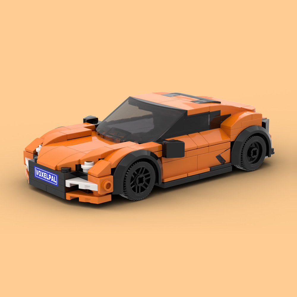 Custom Brick Car — hand-built brick figure from your photo