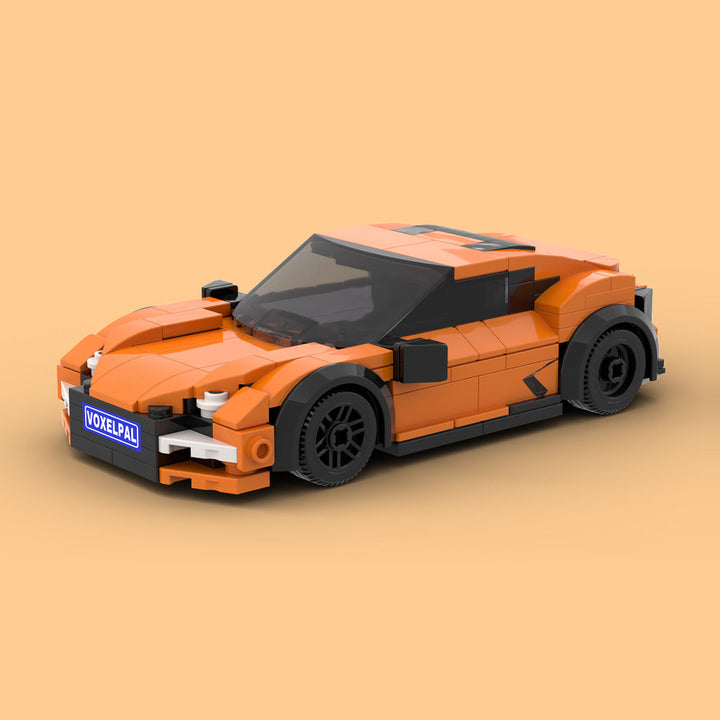 Custom Brick Car — hand-built brick figure from your photo