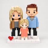 The Trio — Classic — Studio design. AI design illustration; your own photos guide the approved build.