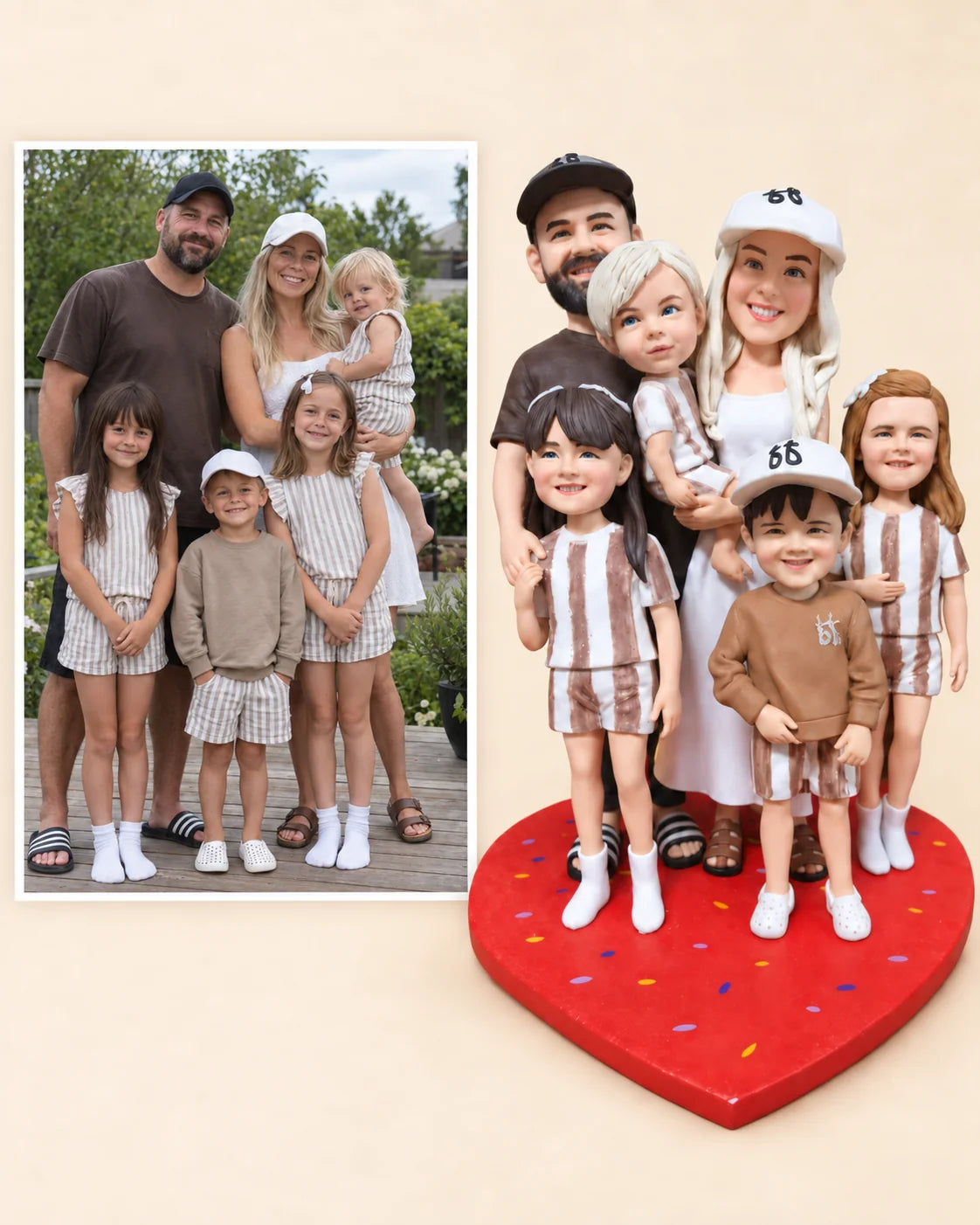 Bobble Crew — AI photo-to-figure study