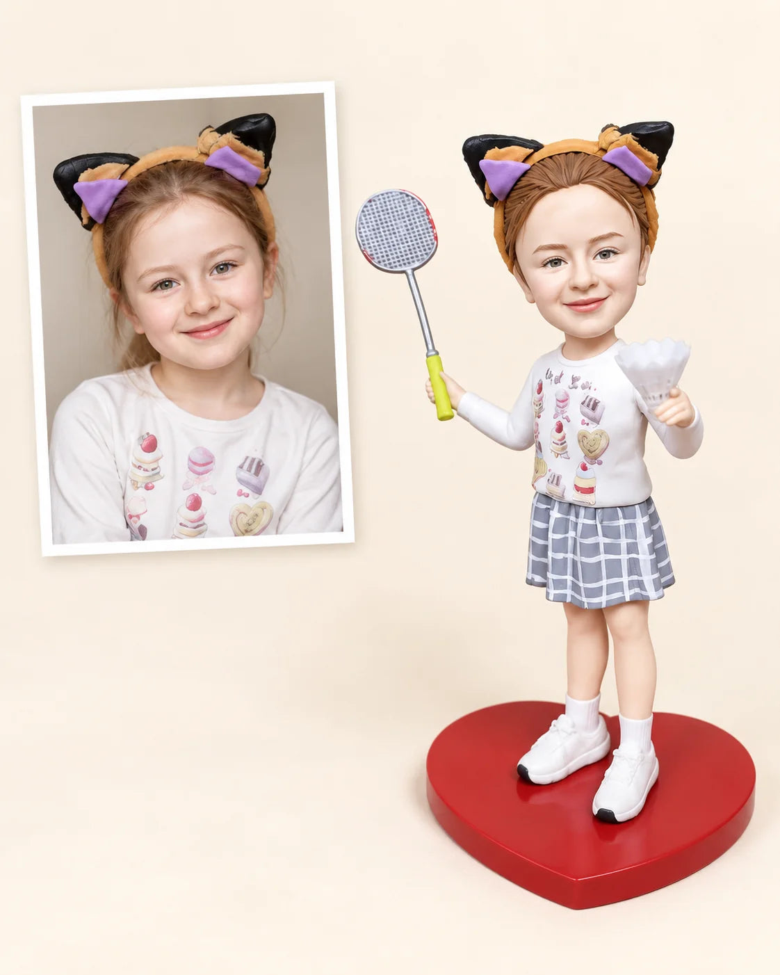 Bobble Signature Pose — AI photo-to-figure study
