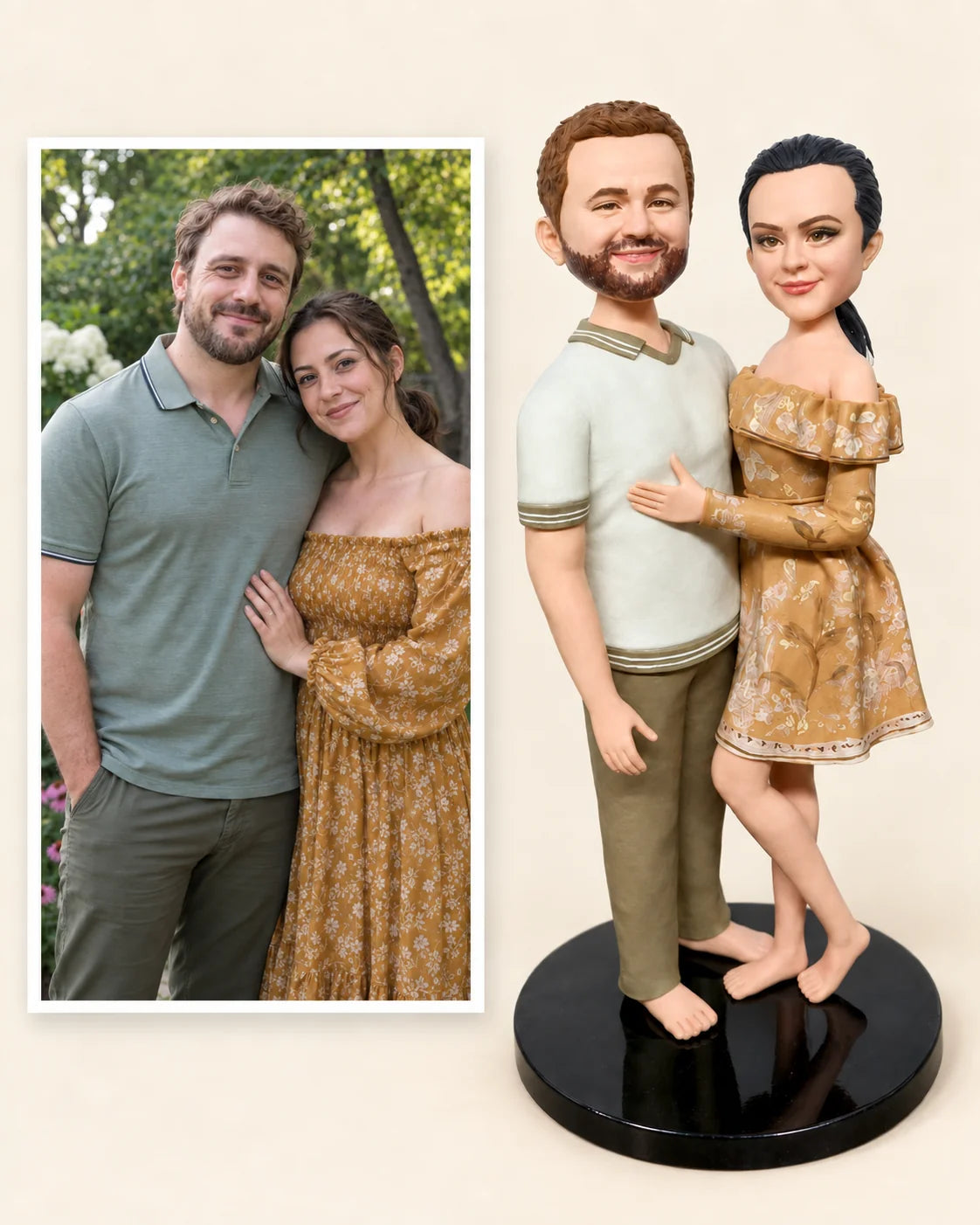 Duo — AI photo-to-figure study